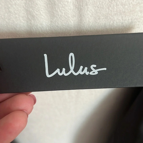 Lulus Always Envied Green Metallic Gathered Mini Dress - Size L - Picture 11 of 15